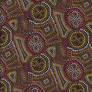 Aboriginal Birrong Design Quilting Fabric