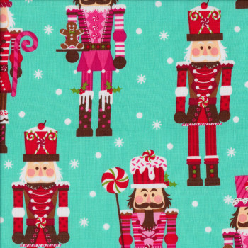Christmas Nutcrackers Quilting Fabric