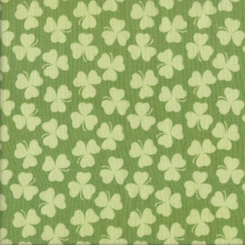 Three Leaf Clovers Quilting Fabric