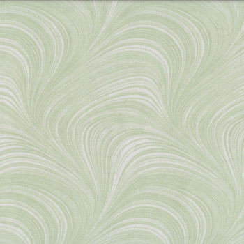 Leaf Pastel Green Wave Texture Marble Blender Quilting Fabric
