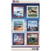 Airforce Australia Military Aircraft Air Force Centenary Quilting Fabric Panel