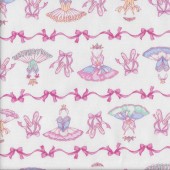 Ballet Dresses and Slippers Girls fabric