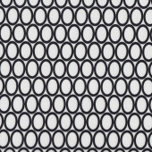 Black Ovals on White Remix Quilt Fabric