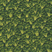Broccoli Heads Vegetable Vege Veggie Food Garden Quilting Fabric