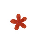 Cute Flower Design Two Hole Button Red