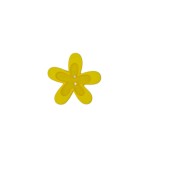 Cute Flower Design Two Hole Button Yellow