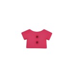 Cute Shirt Design Two Hole Button Pink