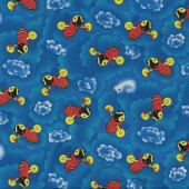 Buzzy Bee Quilting Fabric Remnant 42cm x 112cm 