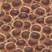 Chocolate Cupcakes Quilting Fabric