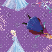 Disney Frozen Sisters Forever Licensed Girls Kids Quilt Fabric