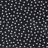 White Spots on Black Laminated Pul Waterproof Fabric