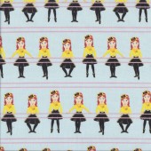 The Wiggles Emma Ballet on Blue Girls Licensed Quilting Fabric