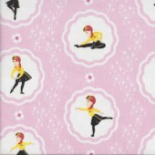 The Wiggles Emma in Circles on Pink Girls Licensed Quilting Fabric