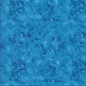 Filigree Blue Essentials Tonal Blender Quilting Fabric