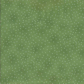 Green With White Dots Flowerhouse Basics Quilting Fabric