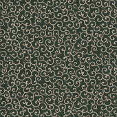 Japanese Karakusa Pattern on Green Quilting Fabric 2 Metre Pre Cut 