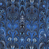 Blue Needle Stars Midnight Chandelier Quilting Fabric