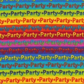 Party Bright Rainbow Quilting Fabric