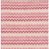Ric Rac Design Pink Quilting Fabric