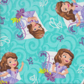 Sofia The First The Power of the Amulet Quilting Fabric