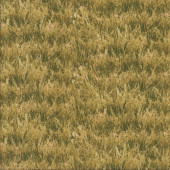 Wheat Green Brown Nature Landscape Quilting Fabric