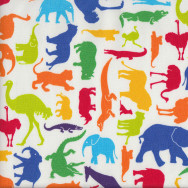 Colourful Animals Kids fabric