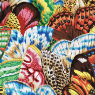 Colourful Butterfly Wings Quilting Fabric