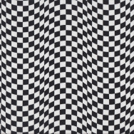 Black and White Checkered Flag Design Start Finish Boys Quilt Fabric