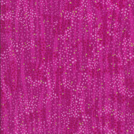 Dewdrop Rosa Magenta Pink with Metallic Spots Quilting Fabric