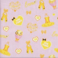 The Wiggles Emma Bow Power Ballet on Pink Girls Licensed Quilting Fabric