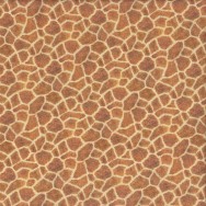 Giraffe Print Pattern on Light Beige African Animal Quilting Fabric