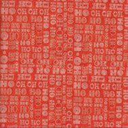 Ho Ho Ho on Red Quilting Fabric
