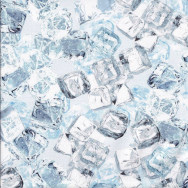 Ice Cubes on Light Blue Top Shelf Quilting Fabric