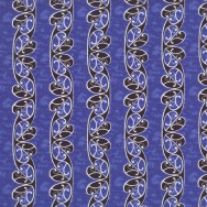 New Zealand Maori Koru Design Blue NZ Quilting Fabric