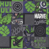 Marvel on Green Licensed Quilting Fabric