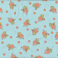 Bees Little Menagerie Blue Melly And Me Quilting Fabric
