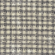 Music Notes on Beige Sew Musical Musician Quilting Fabric