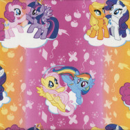 My Little Pony Pinkie Pie and Twilight Sparkle Girls Kids Licensed Quilt Fabric