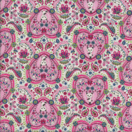 Pandas in Pink Quilting Fabric