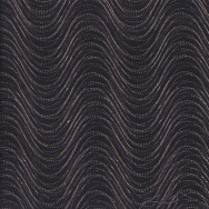 Wind Wave on Black with Metallic Gold Pansy Noir Quilting Fabric