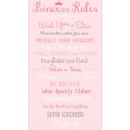 Princess Rules Quilt Fabric Panel