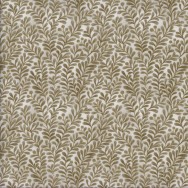 Olive Green Leaves Quilting Fabric