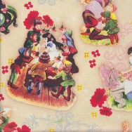 Snow White and The Seven Dwarfs Girls Licensed Quilting Fabric