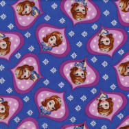 Sofia The First Girls Kids Licensed Quilt Fabric