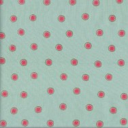 Tiny Watermelons on Pastel Green Quilting Fabric