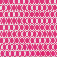 White Ovals on Pink Remix Quilt Fabric
