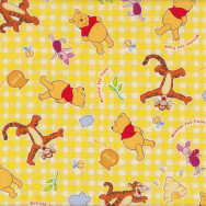 Winnie The Pooh Piglet Tigger Girls Boys Kids Fabric