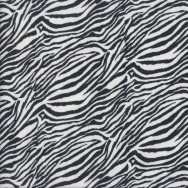 Black and White Zebra Pattern African Animal Wildlife Safari Quilt Fabric