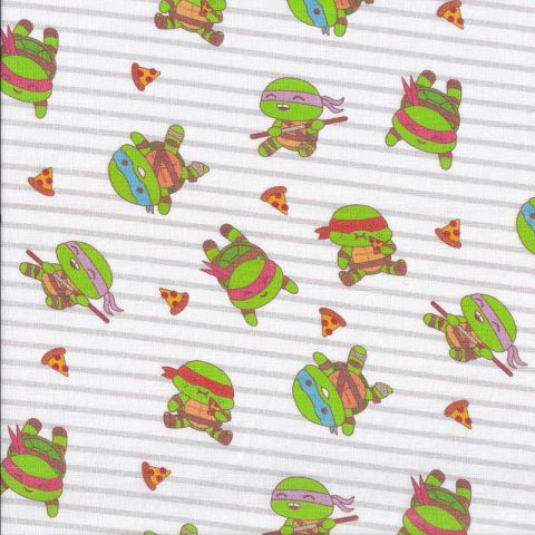 Ninja Turtle Babies TMNT Licensed Quilting Fabric